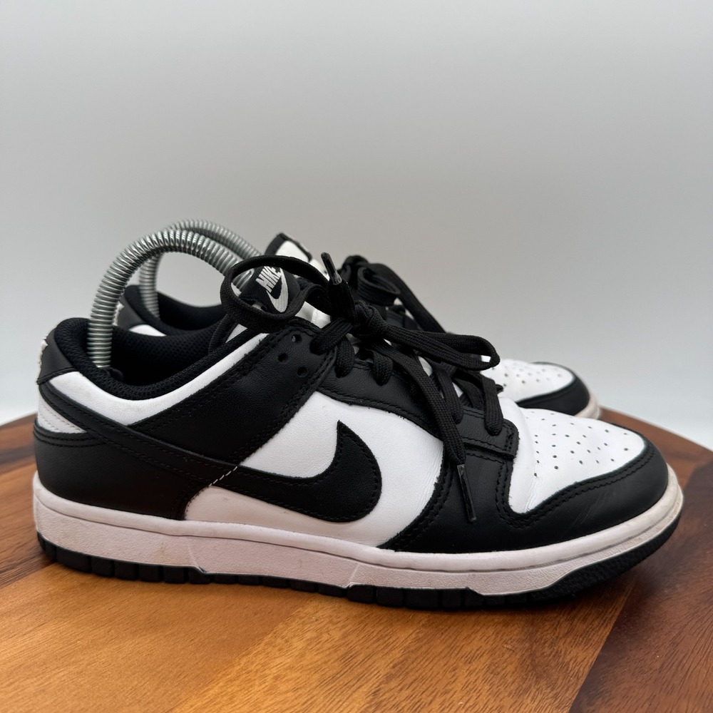 Nike Dunk Low Shoes Womens Size 8 Black White Panda Athletic Sneakers